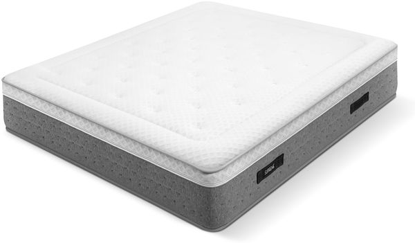 WIN REST Taschenfederkernmatratze, 105x190, Modell Supreme, Höhe 29 cm, viskoelastisch, vernetzt, Cloudfoam, hohe Anpassungsfähigkeit, mittlere Festigkeit, Strechgewebe, hypoallergen, hergestellt in