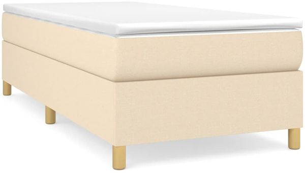 vidaXL Boxspringbettgestell Creme 90x190 cm Stoff 3120926 Bild 2