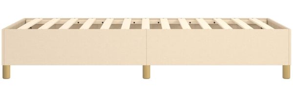vidaXL Boxspringbettgestell Creme 90x190 cm Stoff 3120926 Bild 6