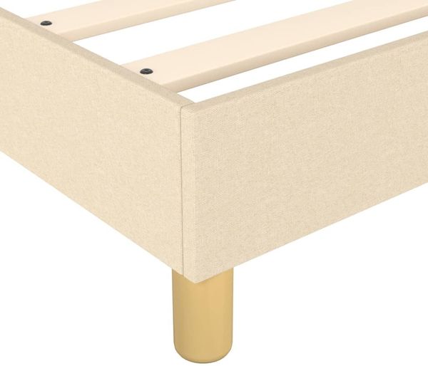 vidaXL Boxspringbettgestell Creme 90x190 cm Stoff 3120926 Bild 7