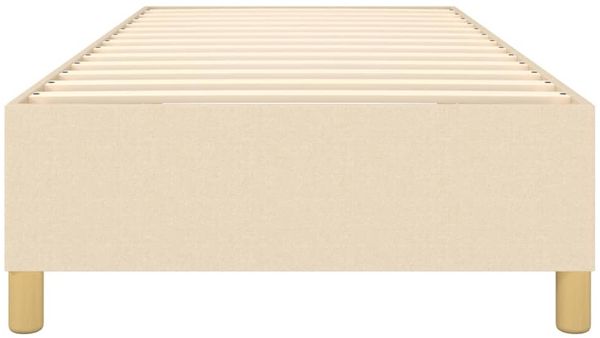 vidaXL Boxspringbettgestell Creme 90x190 cm Stoff 3120926 Bild 5