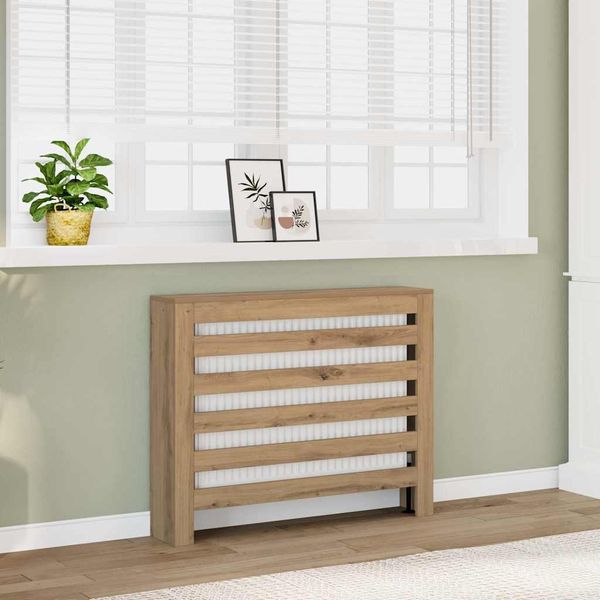 vidaXL Heizkörperverkleidung Artisan-Eiche 104x20x82 cm Holzwerkstoff 852698