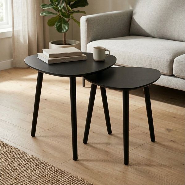 EDAXO Couchtisch 2er-Set Couchtische BINI in verschiedenen Größen