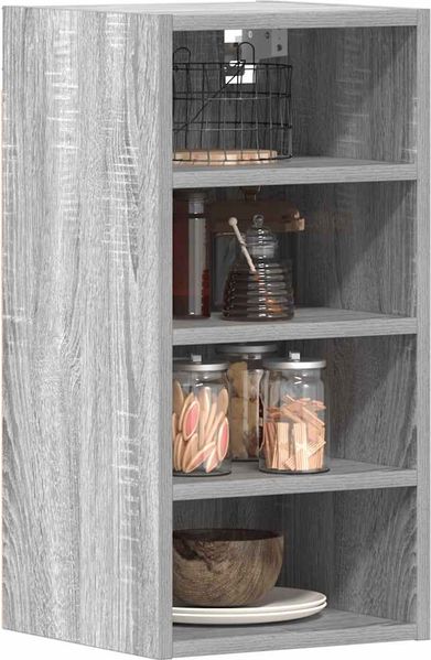 vidaXL Hängeschrank Riga Grau Sonoma 30x29,5x60 cm Holzwerkstoff 854171