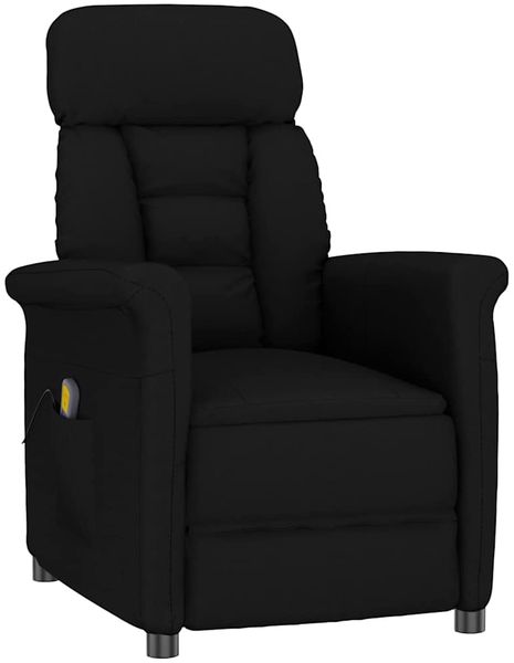 vidaXL Massagesessel Schwarz 96,5 x 70,5 x 95 cm Mikrofaser 348410