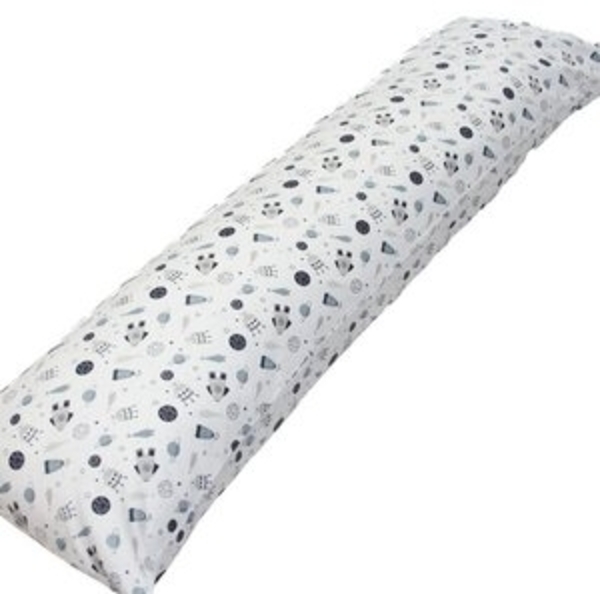 EMI & SAM Stillkissen Seitenschläfer Kissen Nackenkissen 40x145cm Ganzkörperkissen, 18L. Kosmos - Bezug Bild 6