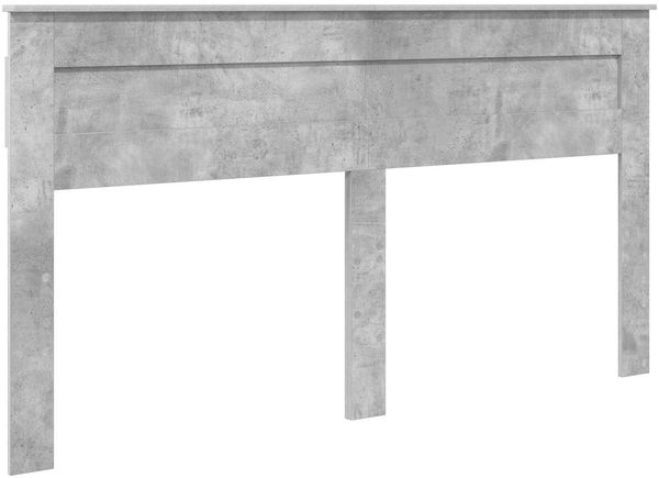 vidaXL Bettrahmen mit Kopfteil Beton Grau 200 x 200 cm Ingenieurs Holz 3409825 Bild 7