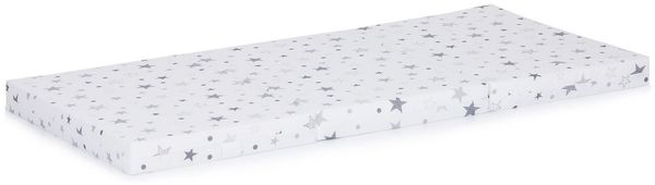 Chipolino Babybett Matratze Stars faltbar, Bezug waschbar, Größe 120 x 60 x 6 cm weiß