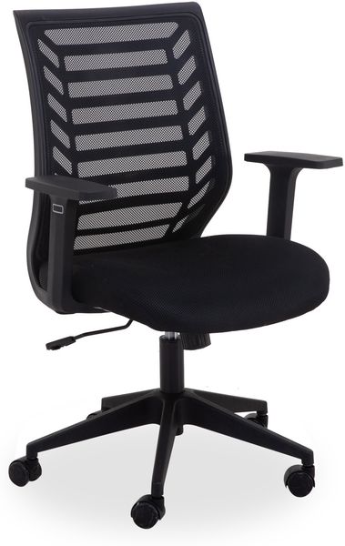 casa NOVA Drehstuhl YARDENA BHT 58x90x62 cm schwarz Chefsessel Bürostuhl Schreibtischstuhl Bürosessel