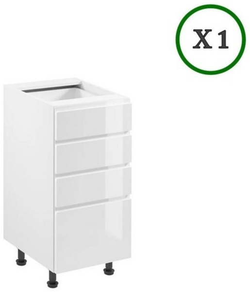 ROYAL24_MARKT Küchenzeile K30-G280 - Aspen - Stilvoller Raum mit innovativen Lösungen, (Komplett Set), Zeitlos - Exklusiv - Top Qualität. Bild 4