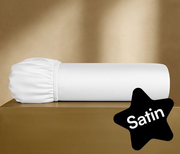 Seralino Spannbettlaken Mako Satin Spannbetttuch (100% Bio Baumwolle), 100% Bio-Baumwolle, Gummizug: rundum, Etiketten zeigen Seiten – schnelles, unkompliziertes Beziehen garantiert, Fairtrade/ GOTS zertifizierte uni Bettlaken, weich