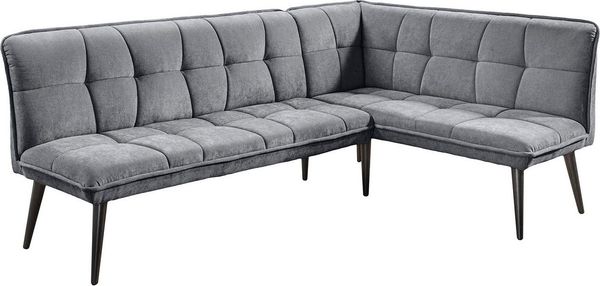 exxpo - sofa fashion Eckbank Mocca Essbank, Sitzbank, hoher Sitzkomfort, bequem und elegant, hochwertige Detailverarbeitung