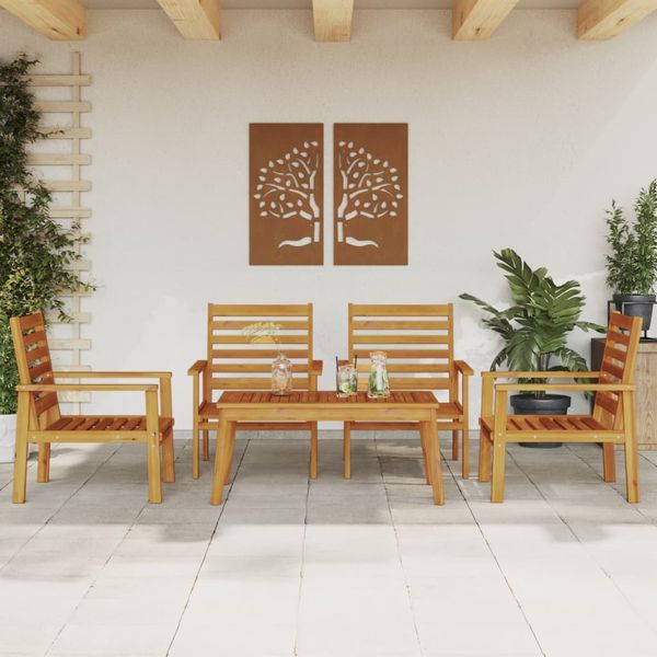 vidaXL 5-tlg. Garten-Lounge-Set Massivholz Akazie 3211803