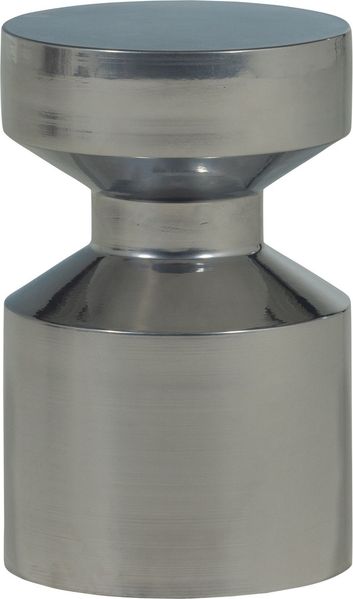 Beistelltisch Ferry Metall, modern glänzend, rundes Design in Chrom, stilvoll für Dein Zuhause
