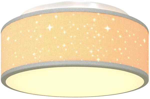 vidaXL Deckenlampe mit Strahlern Grau 30 x 30 x 13,5 cm Stoff 42001212 Bild 10