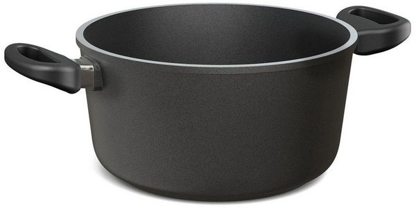 Hoffmann Germany Kochtopf Aluguss Antihaft Induktion Ø 20 cm – Made in Germany, Aluguss (1-tlg, 1x Kochtopf Ø 20 cm), Antihaft, backofenfest bis 240°C, Induktion