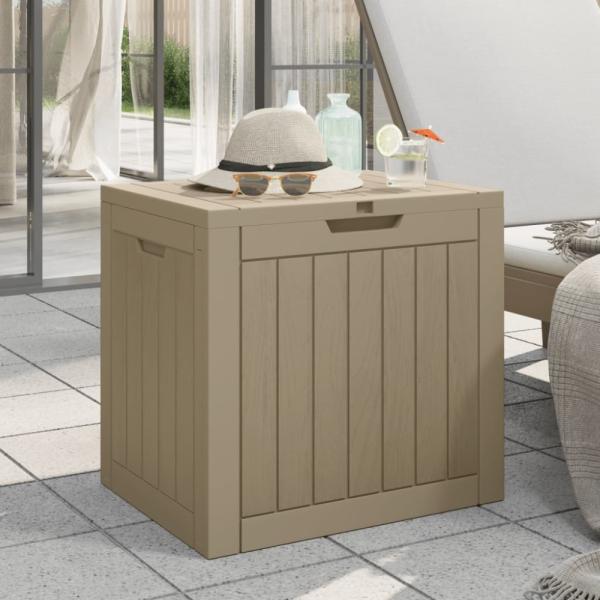 vidaXL Gartenbox Grau 55,5x43x53 cm Polypropylen 364163