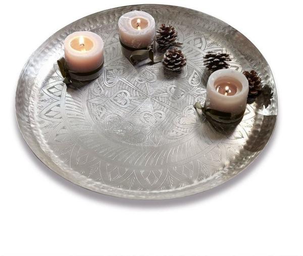 Mirabeau Tablett Tablett Moleur silber, Aluminium