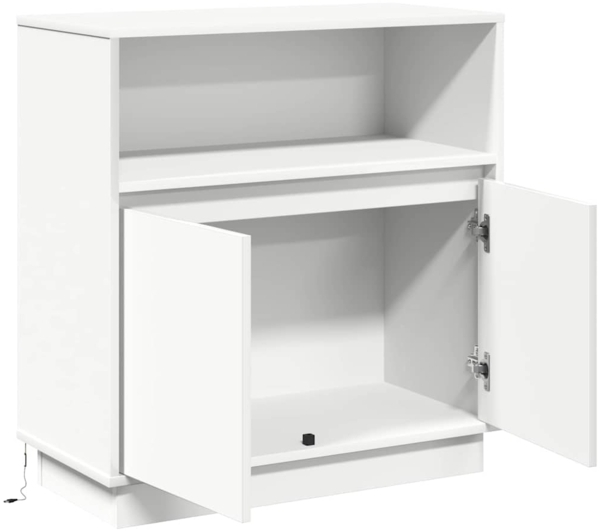 vidaXL Sideboard mit LED Weiß 71 x 34,5 x 75 cm Holzwerkstoff 869650 Bild 6