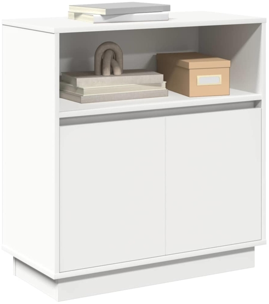 vidaXL Sideboard mit LED Weiß 71 x 34,5 x 75 cm Holzwerkstoff 869650 Bild 2