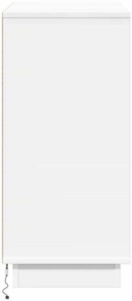 vidaXL Sideboard mit LED Weiß 71 x 34,5 x 75 cm Holzwerkstoff 869650 Bild 8