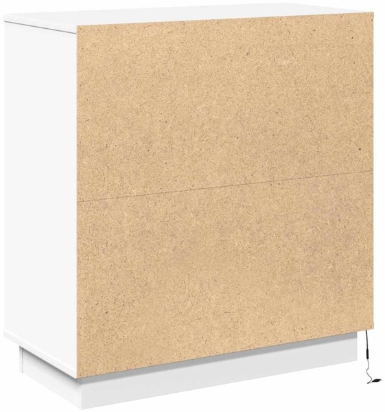 vidaXL Sideboard mit LED Weiß 71 x 34,5 x 75 cm Holzwerkstoff 869650 Bild 9
