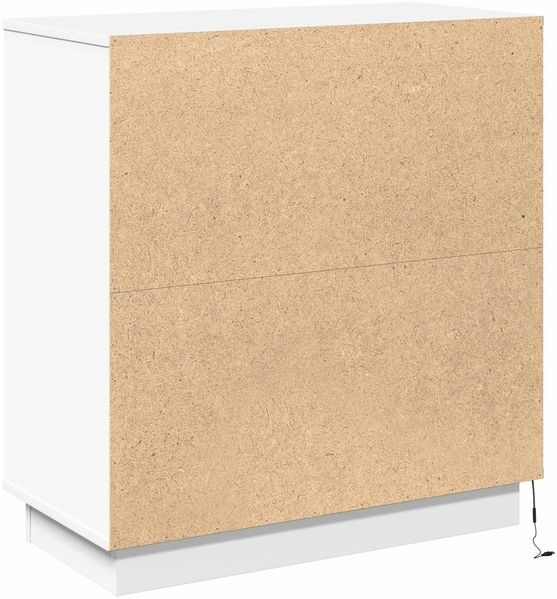 vidaXL LED-Sideboard Weiß 71 x 34,5 x 75 cm Holzwerkstoff 869650 Bild 10