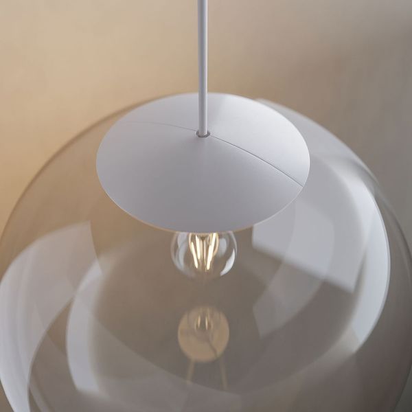 s.luce Abdeckung für Orb Glaskugel Weiß Ø 40cm