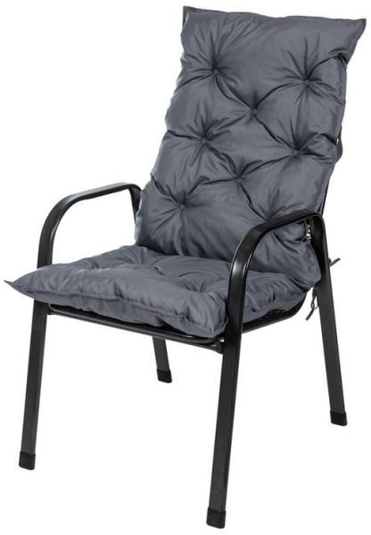 TexDeko Hochlehnerauflage TexDeko Garden - Gartenstuhl Auflage Sitzkissen schmutzabweisend, (1 St), Maße: 120x50x8cm, Wasser-, & Schmutzabweisend