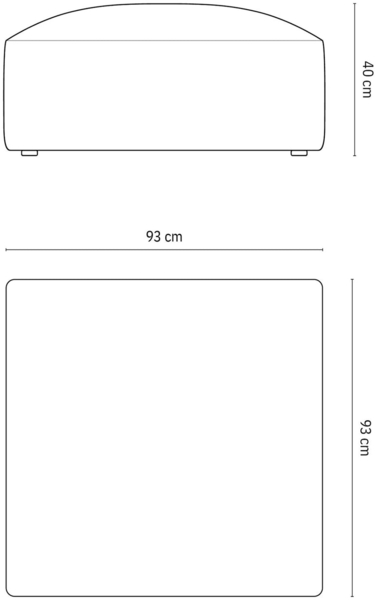 Micadoni Hocker Ruby 1-Sitzer Samt Salvador Gelb Bild 4