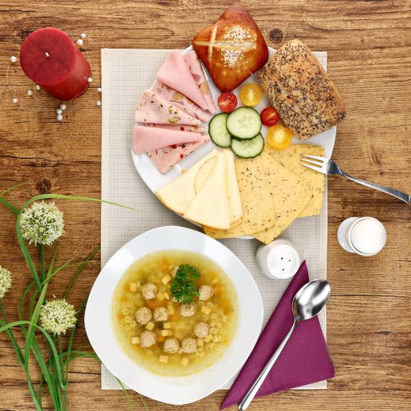 30tlg Kombiservice Lotta weiß Porzellan 6 Personen Tassen Untertassen Teller Bild 4