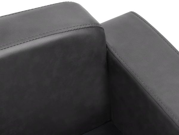 vidaXL Hundesofa Grau 80x50x40 cm Kunstleder 170964 Bild 7