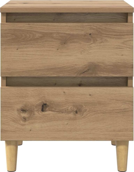 vidaXL Bettschränke 2 pcs Artisan-Eiche 40 x 35 x 50 cm Holzwerkstoff 885671 Bild 6