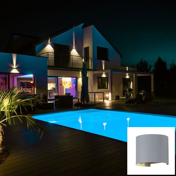 LED Wandleuchte für den Außenbereich UP DOWN VT-756G