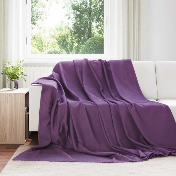 vidaXL Wohndecken 24 pcs Lila 240 x 220 cm Fleece 42017119