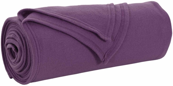 vidaXL Wohndecken 24 Stück Lila 240 x 220 cm Fleece 42017119