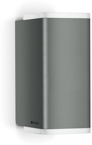 Steinel LED-Außenwandleuchte L 930 anthrazit, 9,3 W Up-/Downlight, 3000 K warmweiß, Aluminium