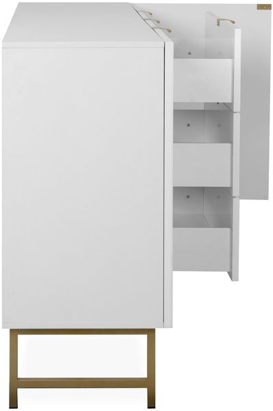 Sideboard >Elwood< in Weiß matt - 179x90x40.5cm (BxHxT) Bild 8