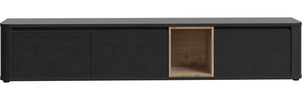 Lowboard >BREATHTAKER< 3 Klappen, Cabezone / Artisan Eiche Dekor - 215x41,5x41,3 (BxHxT)