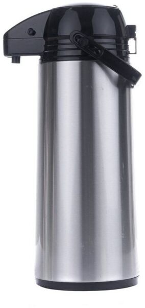 HI Pump-Isolierkanne Airpot 1,9/2,2/3 L Pumpkanne Isolierkanne, 1900 l, Thermo Kanne Kaffeekanne Edelstahl