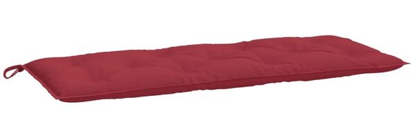 vidaXL Gartenbank-Auflagen 2 Stk. Weinrot 120x50x7 cm Oxford-Gewebe 361687 Bild 4