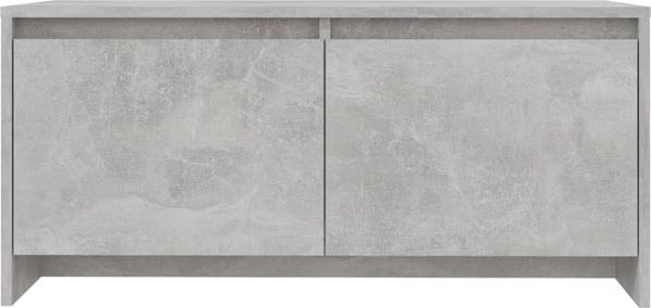 Couchtisch, Sofatisch Betongrau 90x50x41,5 cm Holzwerkstoff Bild 5