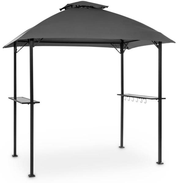 Steakhouse al Sur Pavillon 244 x 260 x 152 cm 160 g flammhemmend Stahl grau Grau