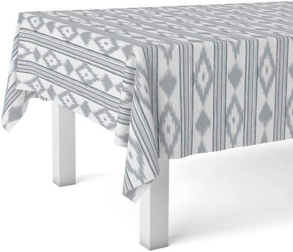 Martina Home Wachstuch-Tischdecke Mallorqui, grau, 220x140 cm