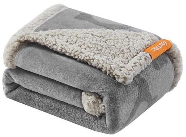 Feandrea Haustierdecke, wasserdicht, Sherpa Fleece, Grau, M (101x73 cm)