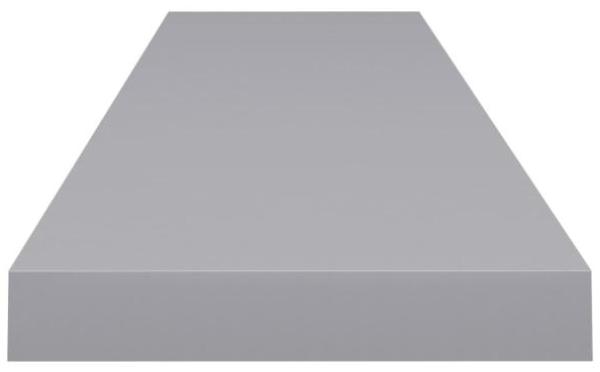 vidaXL Schwebendes Wandregal Grau 120x23,5x3,8 cm MDF 323862 Bild 9