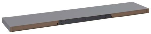 vidaXL Schwebendes Wandregal Grau 120x23,5x3,8 cm MDF 323862 Bild 6
