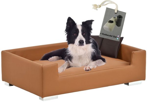 Rohrschneider Tiersofa Hundesofa Candy Hundebett Couch für ultimativen Komfort, abwaschbar