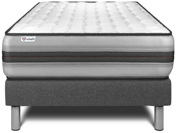 VITALPOWER RECOVER matratze 120x200 cm + Bettgestell mit lattenrost, Härtegrad 3, Rückstellschaum, Höhe : 26 cm