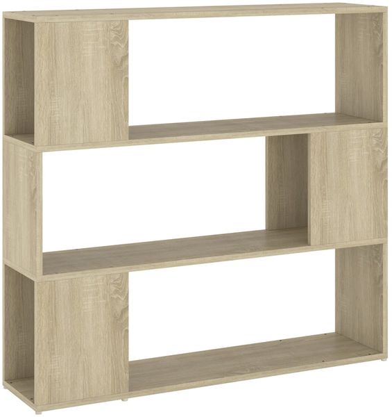 Bücherregal | Standregal Raumteiler Sonoma-Eiche 100x24x94 cm